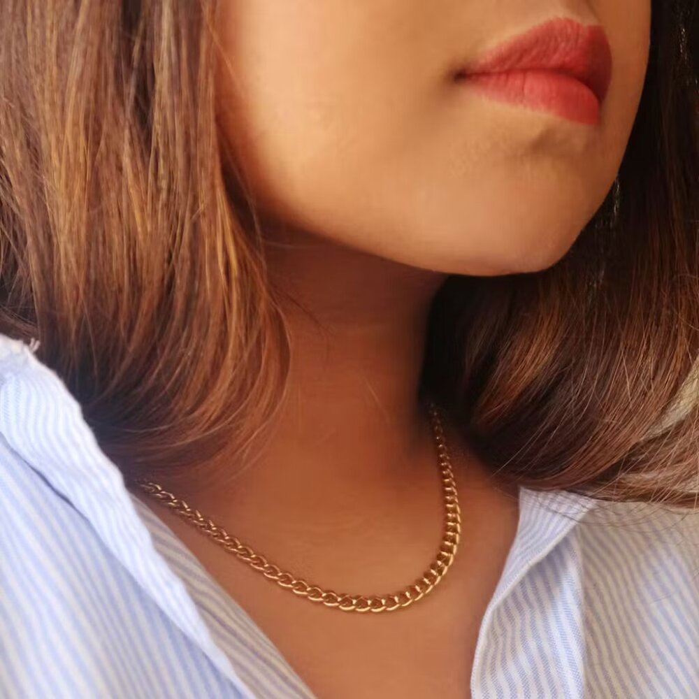 Gold Chain Necklace Unisex